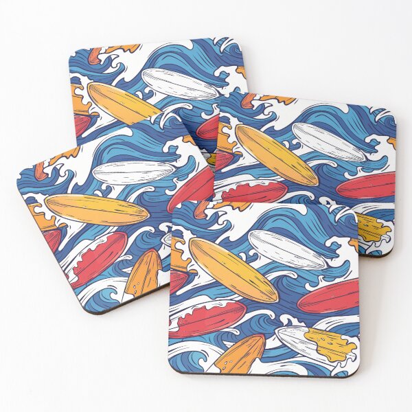 Item preview, Surf Boards an Waves  designed and sold by NicolasGlowArt.