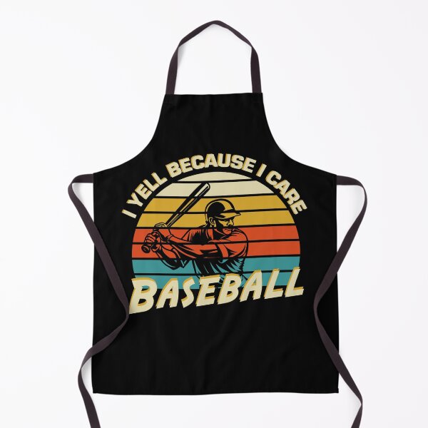 Item preview, Passionate Fans Only: 'I Yell Because I Care' Vintage Baseball designed and sold by BNCH44.