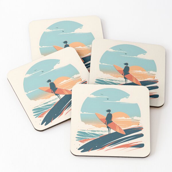 Item preview, Surfer waiting to surf designed and sold by Windy-market.