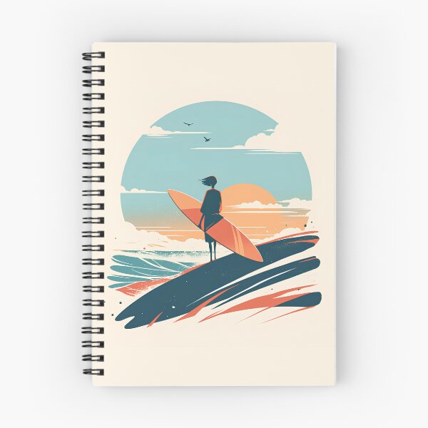 Item preview, Surfer waiting to surf designed and sold by Windy-market.