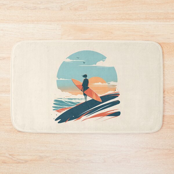 Item preview, Surfer waiting to surf designed and sold by Windy-market.