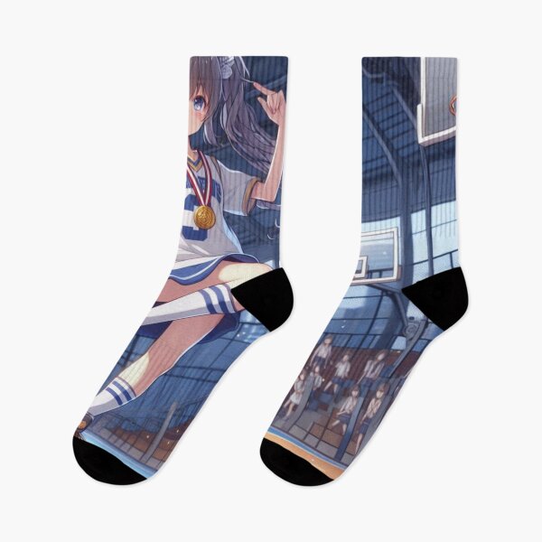Item preview, Cute Cool Anime girl playing basketball, Pretty girl dribbling, Beautiful sports professional female basketballer at tournament jump shooting (SGVisionary) designed and sold by SGVisionary.