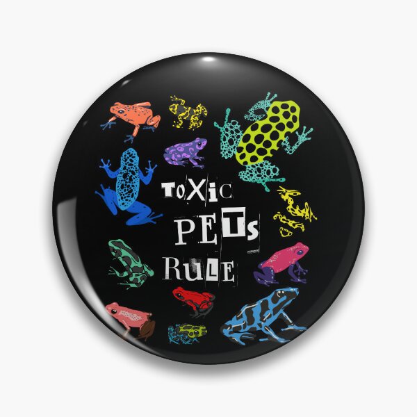 Item preview, Toxic Pets Rule Poison Dart Frog designed and sold by mkzmerch.