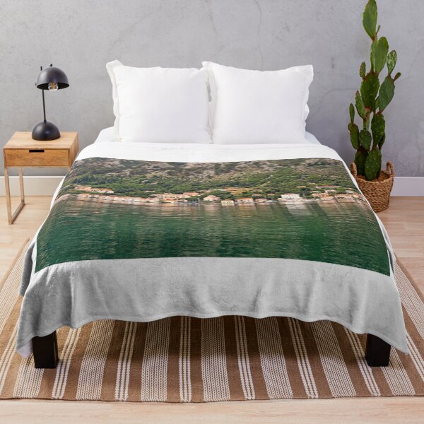 Item preview, Panoramic landscape of the the historic town of Prcanj on the shore of Bay of Kotor, Montenegro designed and sold by goceris.
