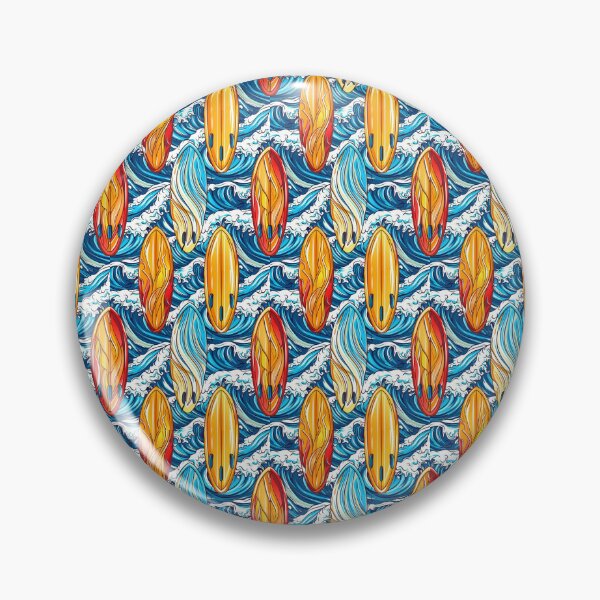 Item preview, Ocean Waves and Surf Boards designed and sold by NicolasGlowArt.