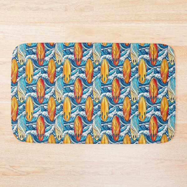 Item preview, Ocean Waves and Surf Boards designed and sold by NicolasGlowArt.