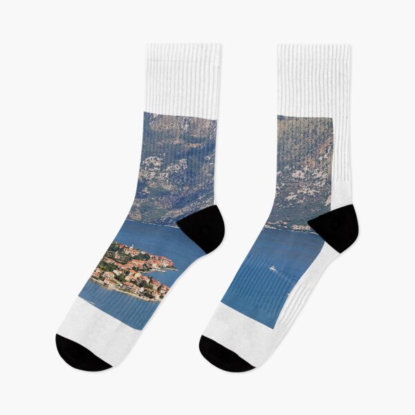Item preview, Landscape of the the historic town of Prcanj on the shore of Bay of Kotor, Montenegro designed and sold by goceris.