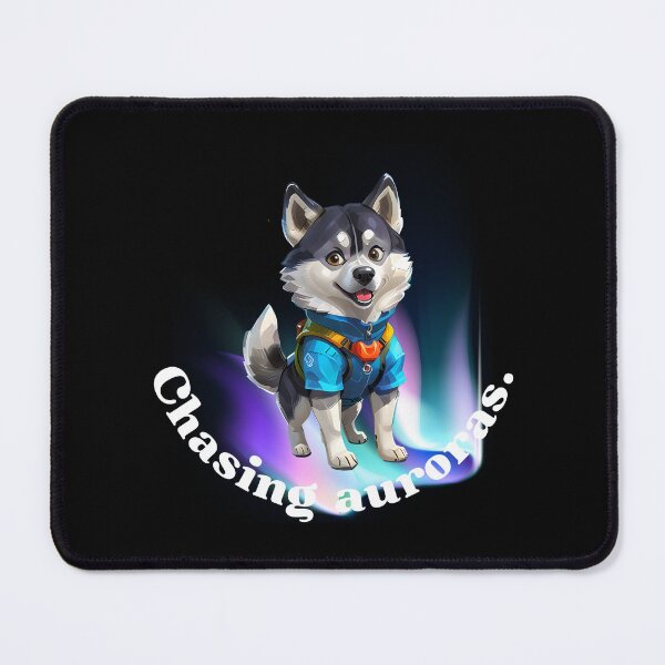 Item preview, Adventurous Husky: Chasing Auroras designed and sold by ArchVibe.