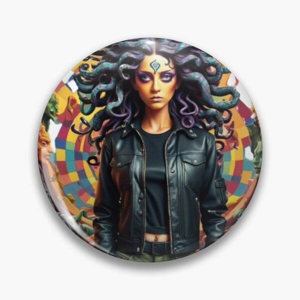 Item preview, Modern Mythological Greek Gorgon Medusa designed and sold by EmeraldCauldren.