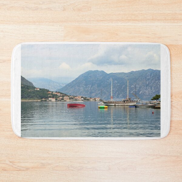 Item preview, An old sailing ship in the harbor, Kotor Bay Montenegro designed and sold by goceris.