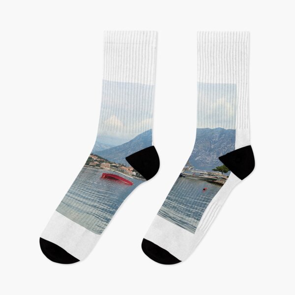 Item preview, An old sailing ship in the harbor, Kotor Bay Montenegro designed and sold by goceris.