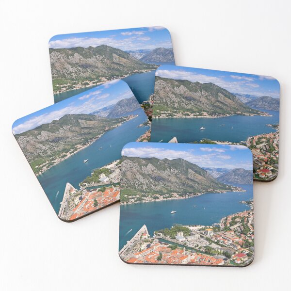 Item preview, Aerial view old Kotor town and Boka bay,Montenegro designed and sold by goceris.