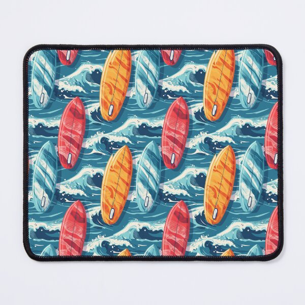 Item preview, Waves and Surf Boards Pattern designed and sold by NicolasGlowArt.