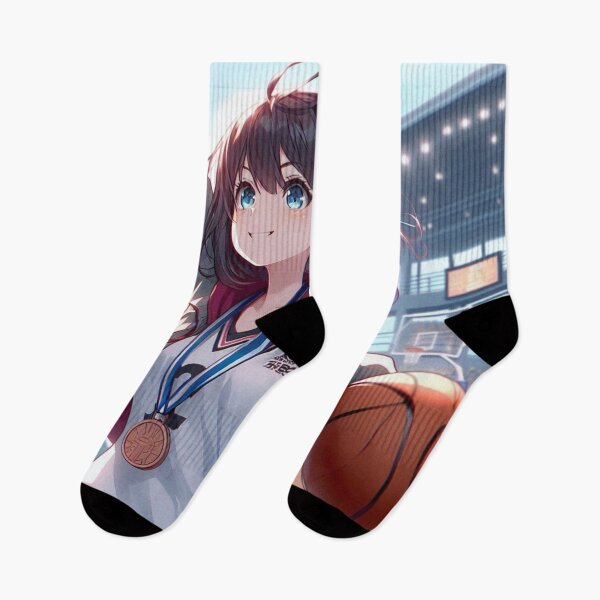 Item preview, Cute Cool Anime girl playing basketball, Pretty girl dribbling, Beautiful sports professional female basketballer at tournament jump shooting (SGVisionary) designed and sold by SGVisionary.