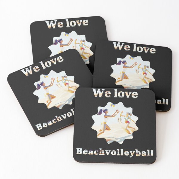 Item preview, we love beach volleyball designed and sold by HerbertFlenner.