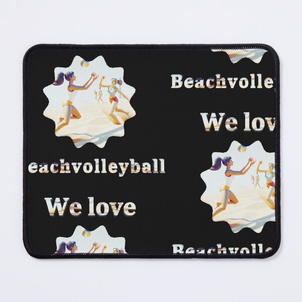 Item preview, we love beach volleyball designed and sold by HerbertFlenner.