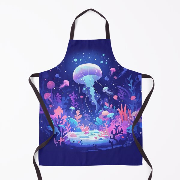Item preview, Glowing Underwater Coral Scene with Jellyfish designed and sold by Christian Weiss.