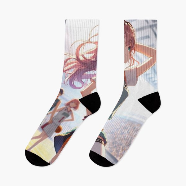Item preview, Cute Cool Anime girl playing basketball, Pretty girl dribbling, Beautiful sports professional female basketballer at tournament jump shooting (SGVisionary) designed and sold by SGVisionary.