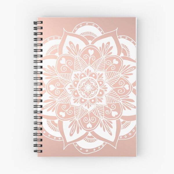 Item preview, Flower Mandala on Rose Gold designed and sold by Julie Erin Designs.