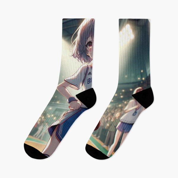 Item preview, Cute Cool Anime girl playing basketball, Pretty girl dribbling, Beautiful sports professional female basketballer at tournament jump shooting (SGVisionary) designed and sold by SGVisionary.