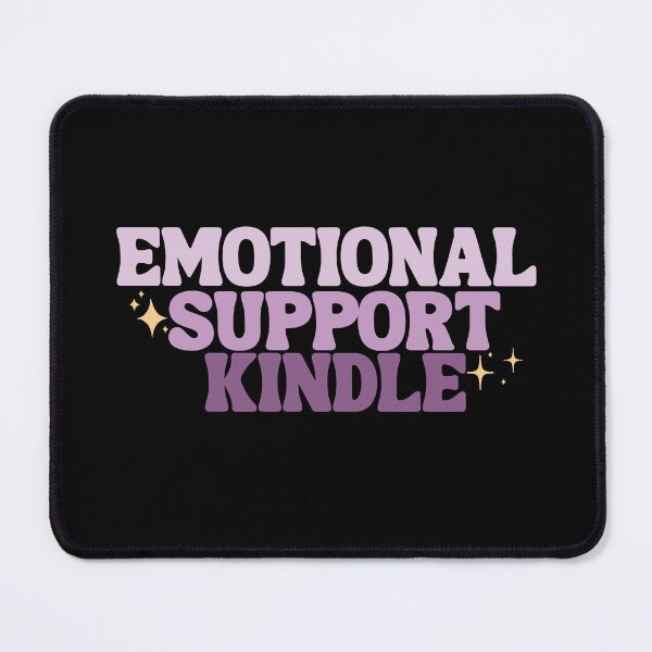 Item preview, Emotional Support Kindle Purple designed and sold by AmitRST.