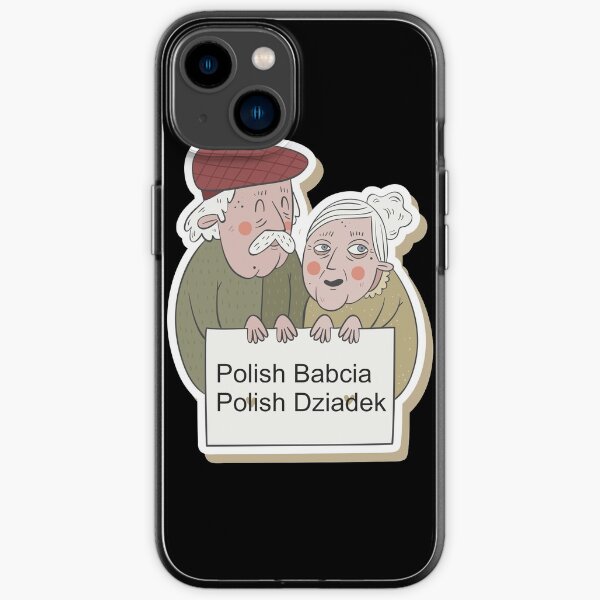 "Polish Grandma and Grandpa Poland Gift Babcia Dziadek Print I love my