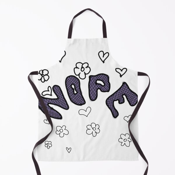 Item preview, Purple word "Nope" with hearts and flowers designed and sold by WildebeestSt.