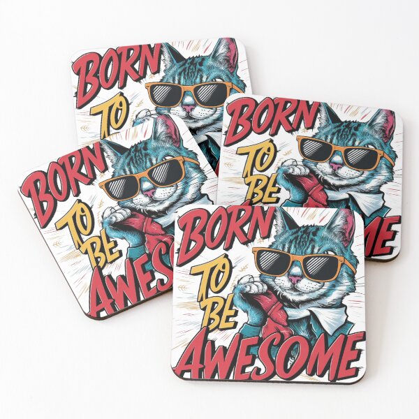 Item preview, Born to be awesome designed and sold by 4uoffers.
