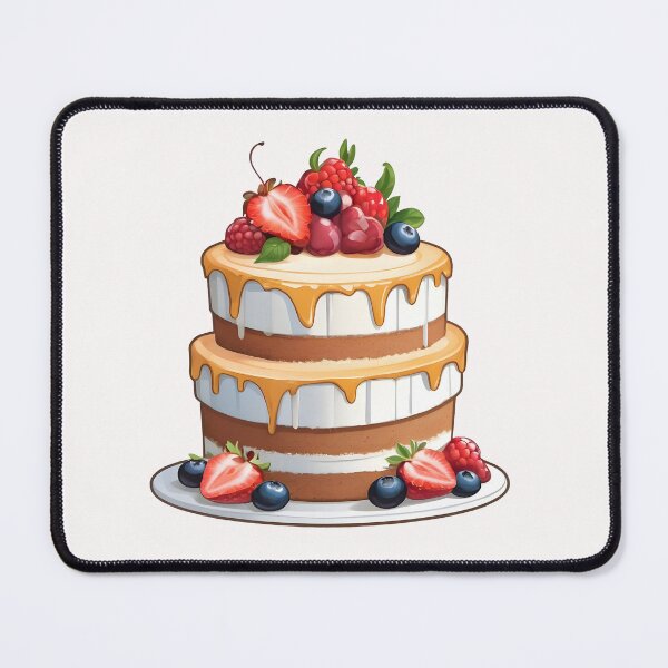 Item preview, cake, food, birthday cake, cream cake designed and sold by zeeminimal.