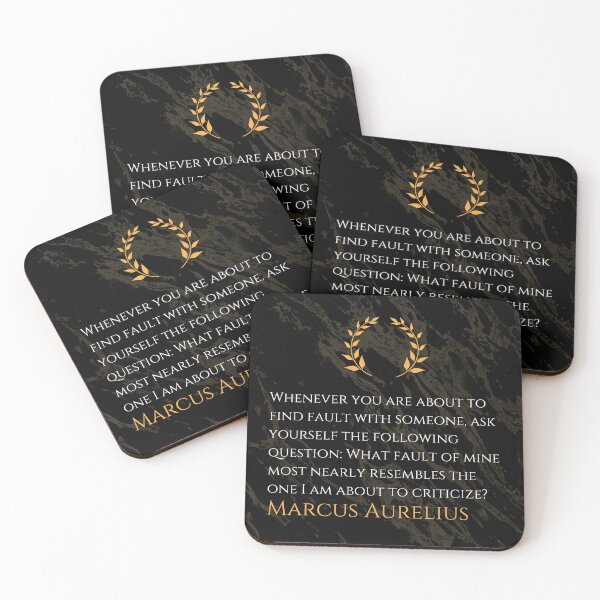 Item preview, Marcus Aurelius' Guiding Principle: Self-Reflection Before Criticism designed and sold by DoseOPhilosophy.