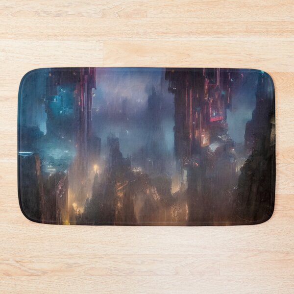 Item preview, Flying Over The Future Metropolis designed and sold by Adrian I Barnett.