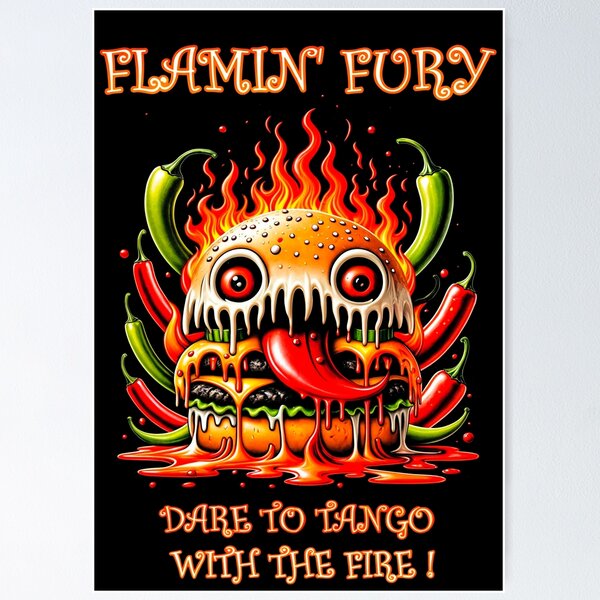 Item preview, FLAMIN' FURY designed and sold by Brunon0.