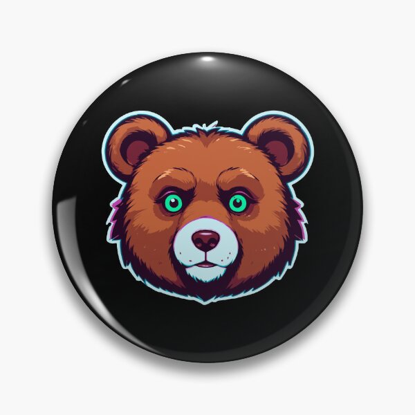 Item preview, A Face Of Cute Bear With Large Eyes And A Friendly Expression designed and sold by Adelberton.