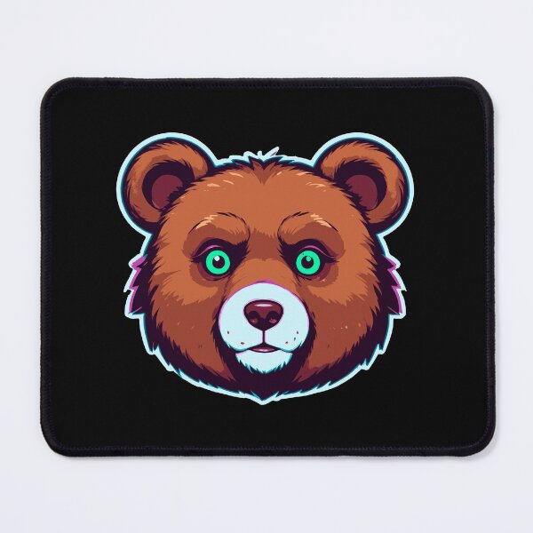 Item preview, A Face Of Cute Bear With Large Eyes And A Friendly Expression designed and sold by Adelberton.