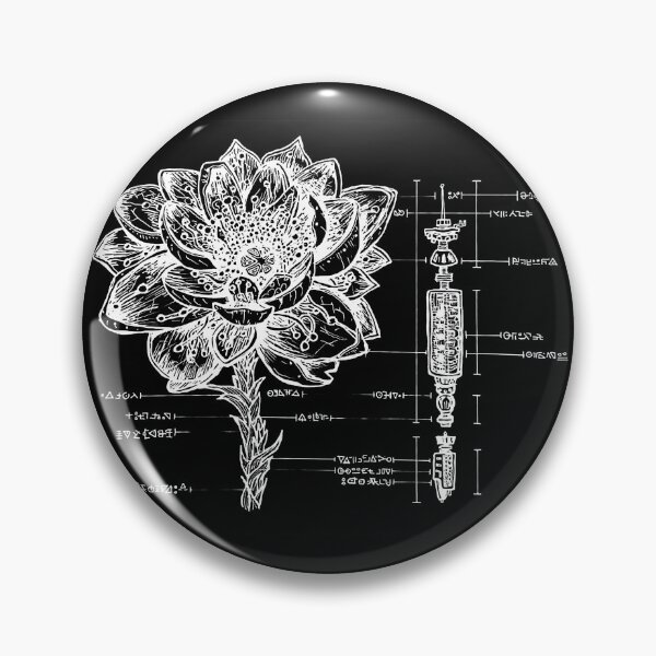 Item preview, Cyberflower Diagram designed and sold by Shiny Red Nothing.