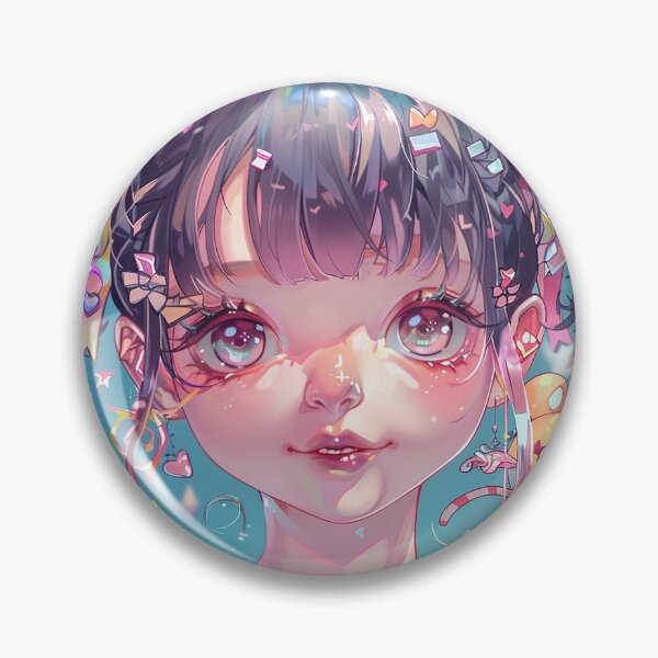 Item preview, Super Cute Kawai Anime Girl  designed and sold by nomiraclehere.