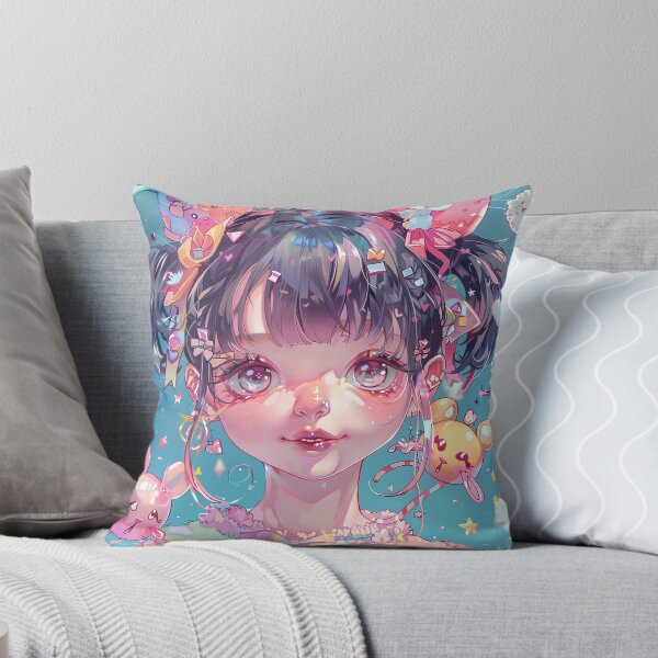 Item preview, Super Cute Kawai Anime Girl  designed and sold by nomiraclehere.