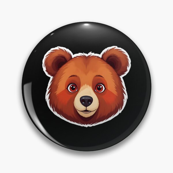 Item preview, A Face Of Cute Bear With Large Eyes And A Friendly Expression designed and sold by Adelberton.