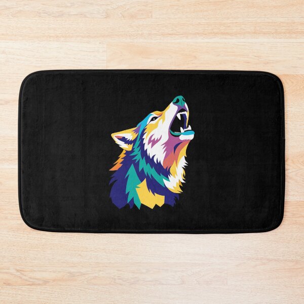 Item preview, Howling Wolf Pop Art Wpap Retro Vintage designed and sold by Stellarist.
