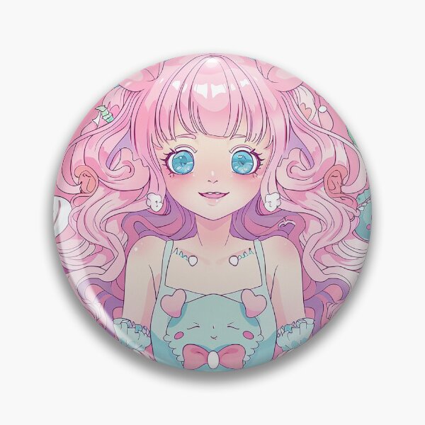 Item preview, Super Cute Kawai Anime Girl  designed and sold by nomiraclehere.