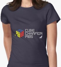 Cube Champion 1985 Women's Fitted T-Shirt