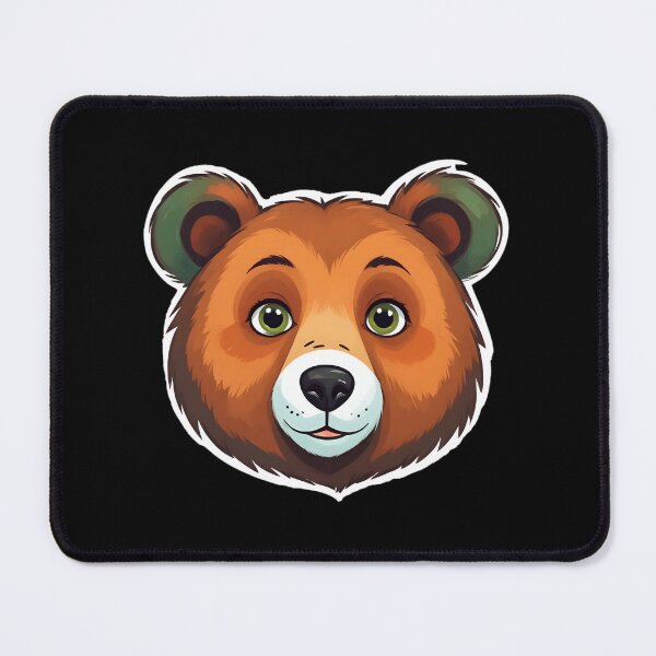 Item preview, A Face Of Cute Bear With Large Eyes And A Friendly Expression designed and sold by Adelberton.