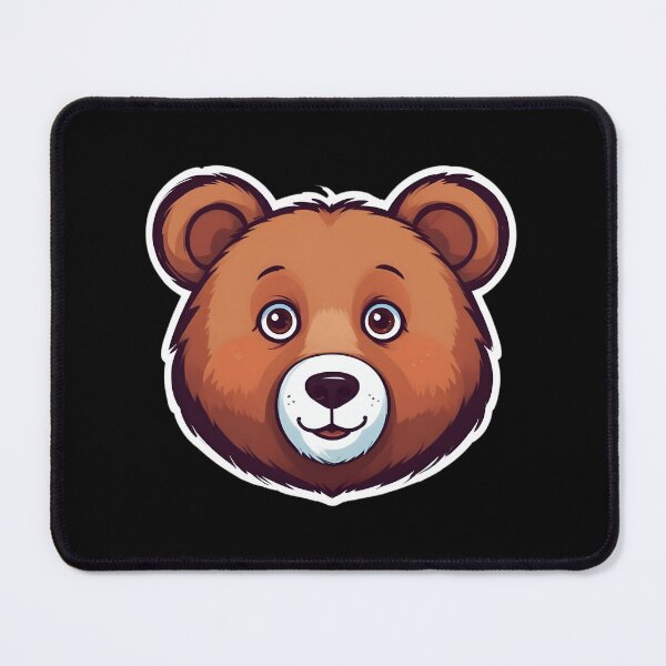 Item preview, A Face Of Cute Bear With Large Eyes And A Friendly Expression designed and sold by Adelberton.
