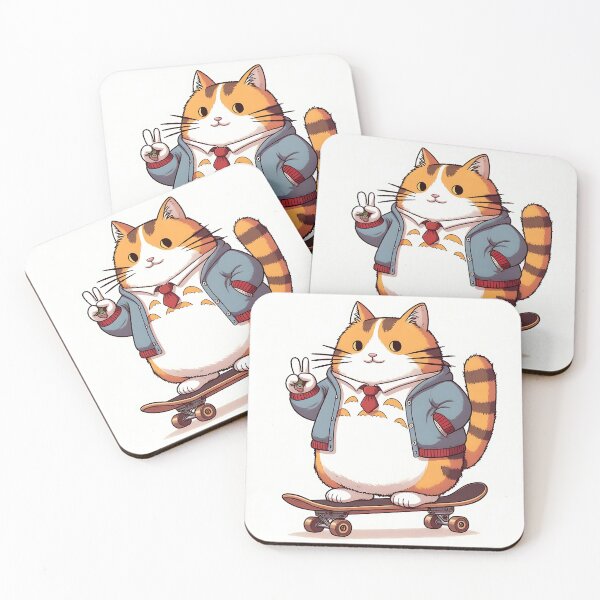 Item preview, Skate Board Cat, Hoodie designed and sold by cutenesss.