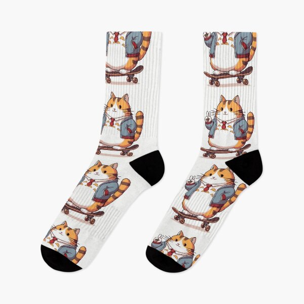 Item preview, Skate Board Cat, Hoodie designed and sold by cutenesss.