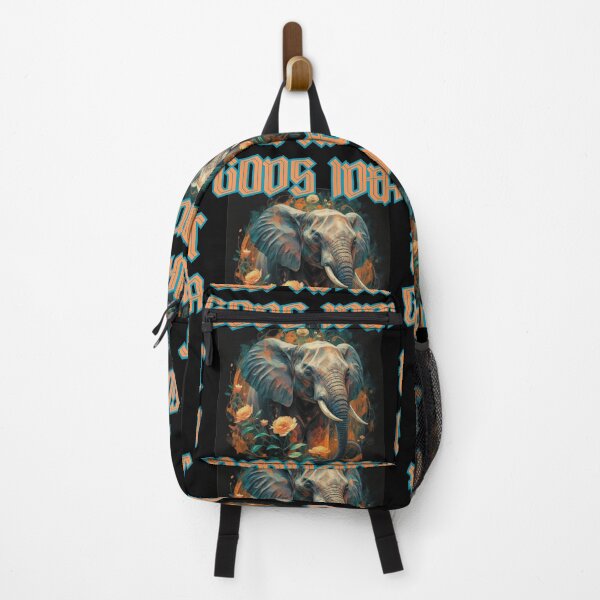 Item preview, Elephant is Gods idea with roses in indian happy van gogh style romantic gifts designed and sold by thankful-loco.