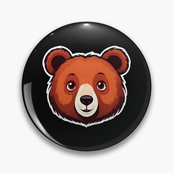 Item preview, A Face Of Cute Bear With Large Eyes And A Friendly Expression designed and sold by Adelberton.
