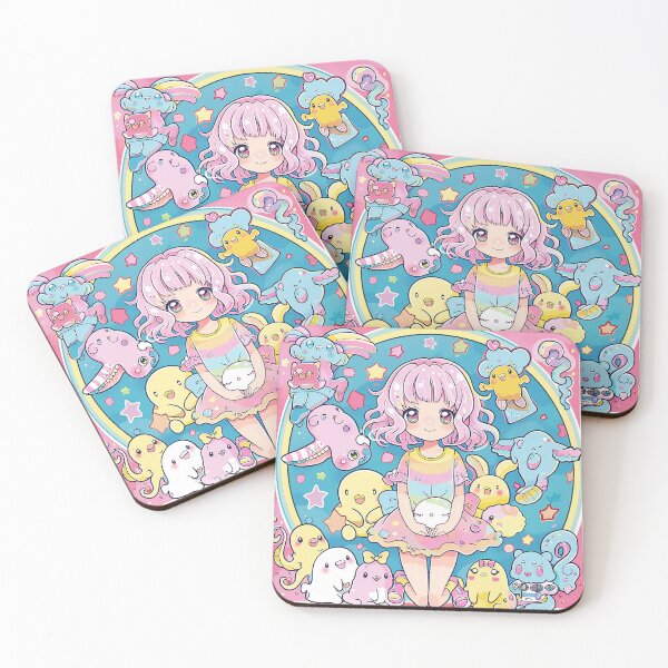Item preview, Super Cute Kawai Anime Girl  designed and sold by nomiraclehere.