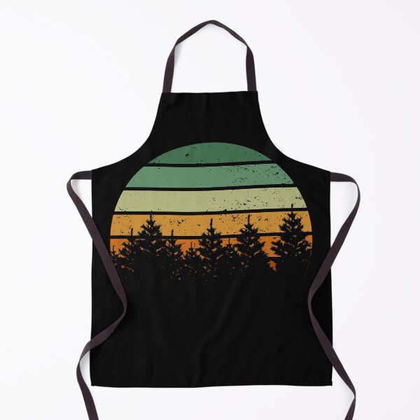 Item preview, Vintage Outdoors Travel Forest Wildlife Silhouette in Retro Sky – Minimalist Travel Poster designed and sold by pod24.
