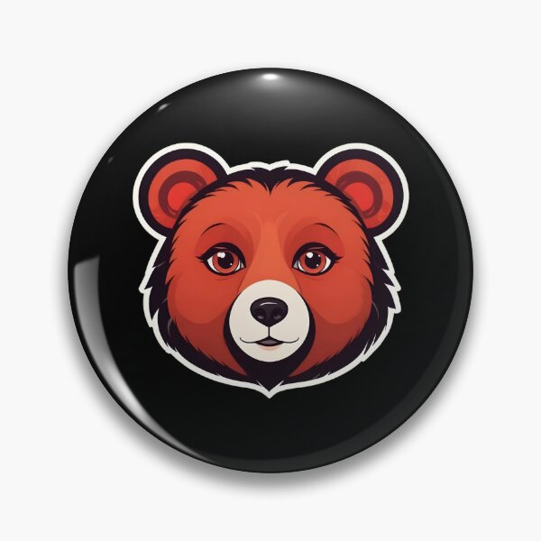 Item preview, A Face Of Cute Bear With Large Eyes And A Friendly Expression designed and sold by Adelberton.